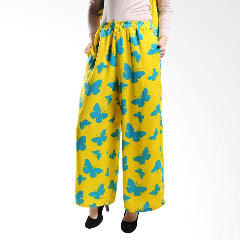 Goldee Cloth Butterfly Suit Yellow Celana Wanita