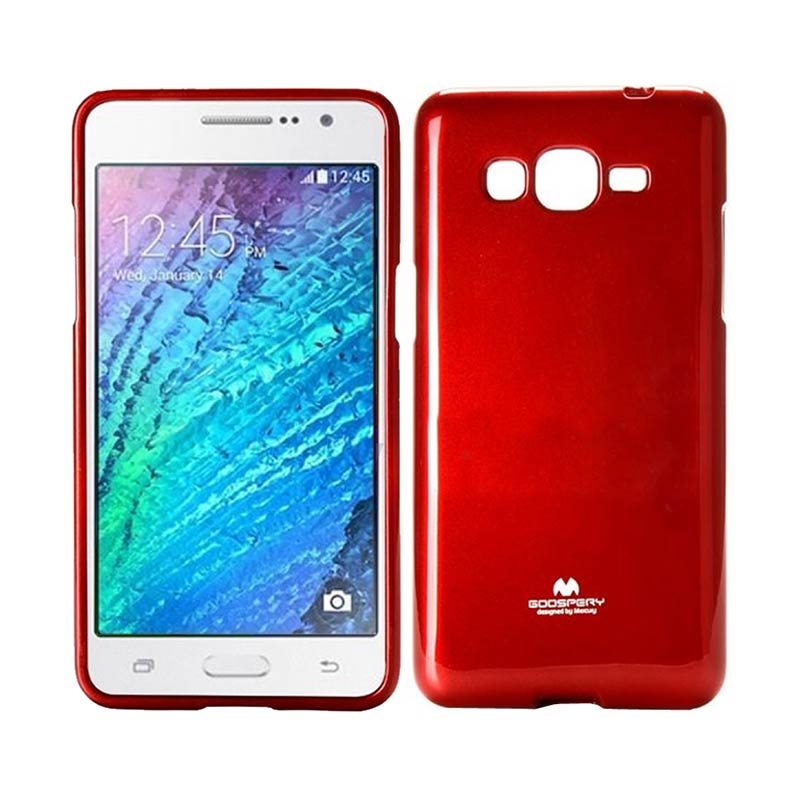 Home Smile Flip Cover Case Samsung Galaxy Grand Prime G530 Abu Abu Goospery .