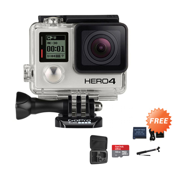 jual gopro 4 silver edition paket komplit jual gopro 4 silver edition paket komplit