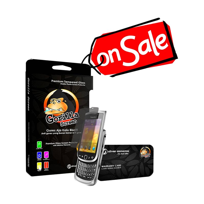 Jual Gorilla Screen Antigores Tempered Glass for BlackBerry 9800 or 9810 Terbaru - Harga Promo ...