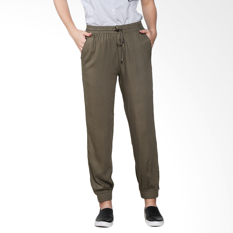 Graphis 16MS21403 Relax Pants - Olive