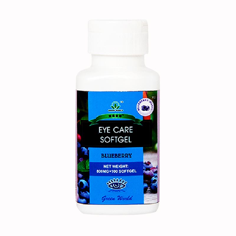 Jual Green World Blueberry Eye Care Softgel Multivitamin & Suplemen di