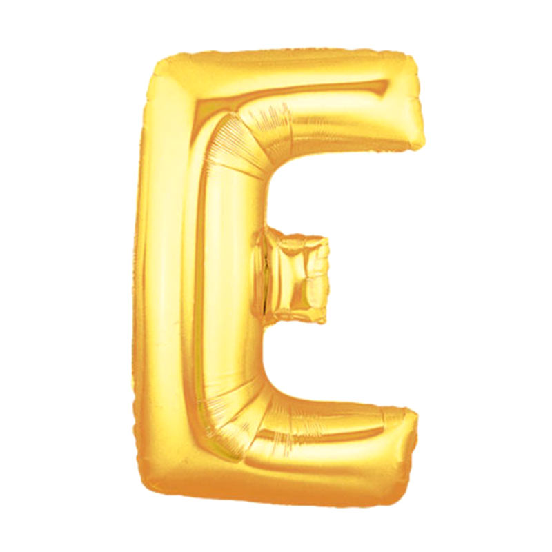 Jual Balon Huruf E jual grins and giggles foil huruf e gold balon Jual Balon Huruf E jual grins and giggles foil huruf e gold balon