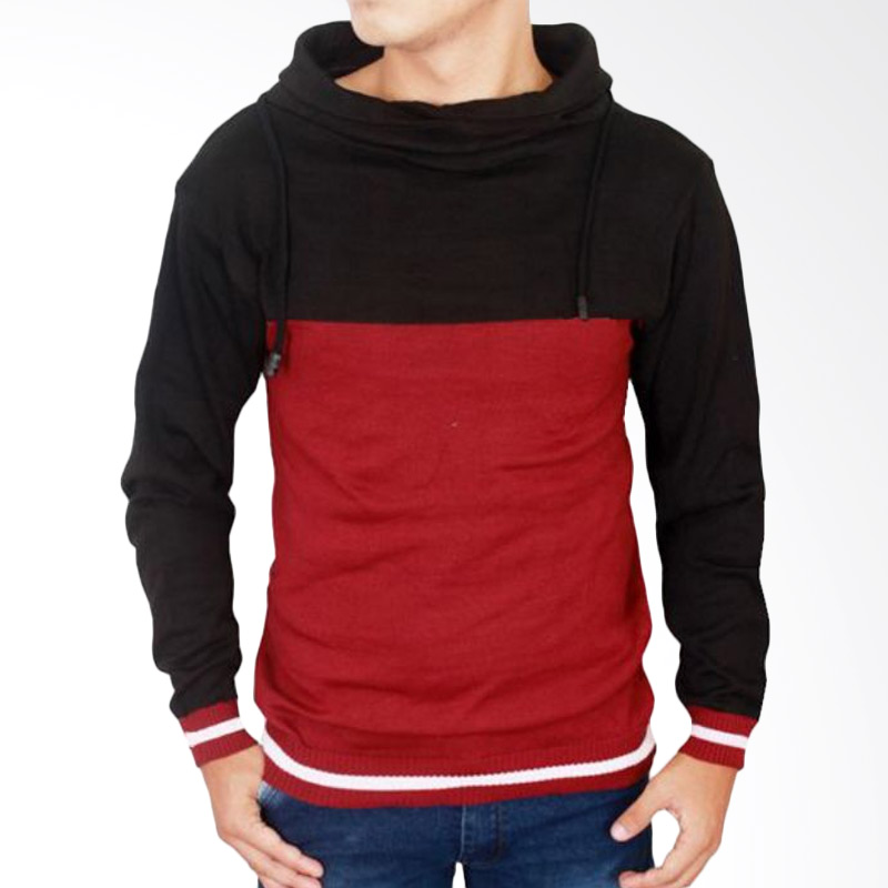 Gudang Fashion SWE 885 Casual Harajuku Sweater Rajut - Red