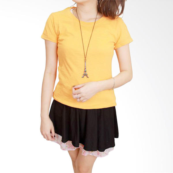 Gudang Fashion FW 06 Polos Wanita Cotton Combed S20 Orange T-Shirt Extra diskon 7% setiap hari Citibank – lebih hemat 10% Extra diskon 5% setiap hari