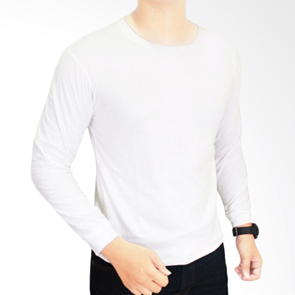 Gudang Fashion POL 35 Kaos Polos O-neck Panjang Cotton combed 20S Putih T-Shirt Extra diskon 7% setiap hari Extra diskon 5% setiap hari Citibank – lebih hemat 10%