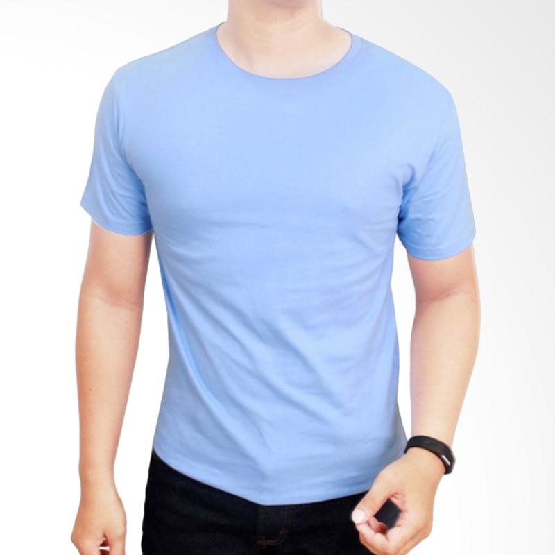 Gudang Fashion Kaos Polos POL 16 O-neck Pendek Cotton combed 20S Biru Muda T-shirt Extra diskon 7% setiap hari Extra diskon 5% setiap hari Citibank – lebih hemat 10%