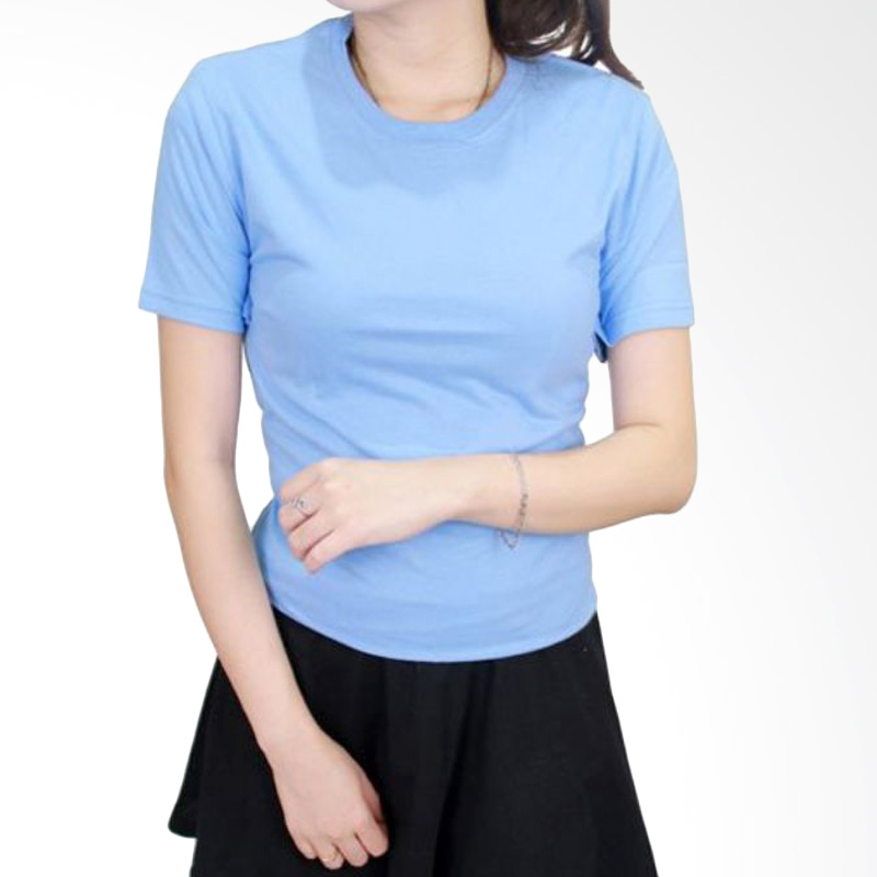 Gudang Fashion Lengan Pendek POLW 16 Cotton Combed S20 Kaos Wanita - Blue Extra diskon 7% setiap hari Extra diskon 5% setiap hari Citibank – lebih hemat 10%