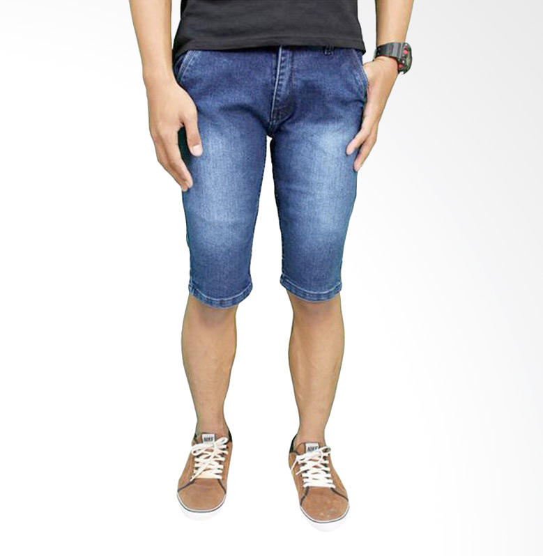Gudang Fashion Jeans Denim CLN 1056 Mens Short Pants - Navy