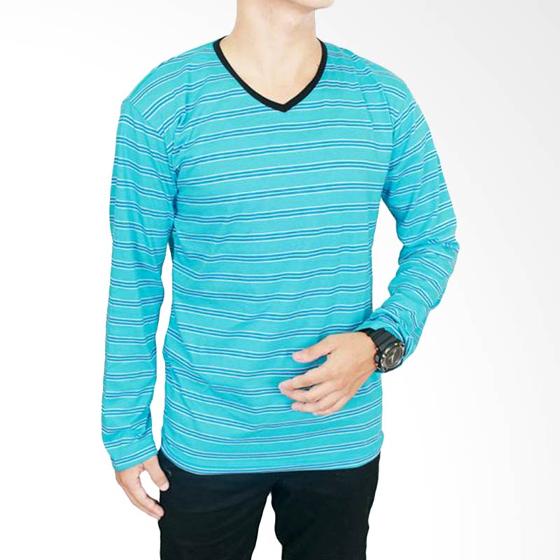 Gudang Fashion PAN 605 Spandek T-Shirt Long Sleeve - Blue Extra diskon 7% setiap hari Extra diskon 5% setiap hari Citibank – lebih hemat 10%