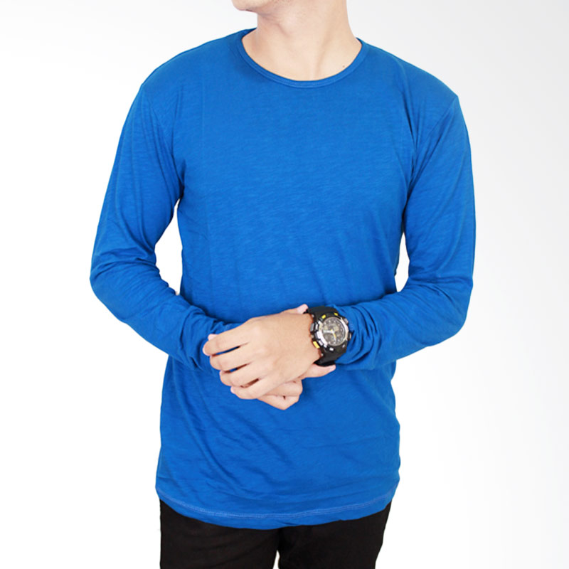 Gudang Fashion PAN 703 Long Sleeve Distro Tshirts Katun - Blue Extra diskon 7% setiap hari Extra diskon 5% setiap hari Citibank – lebih hemat 10%