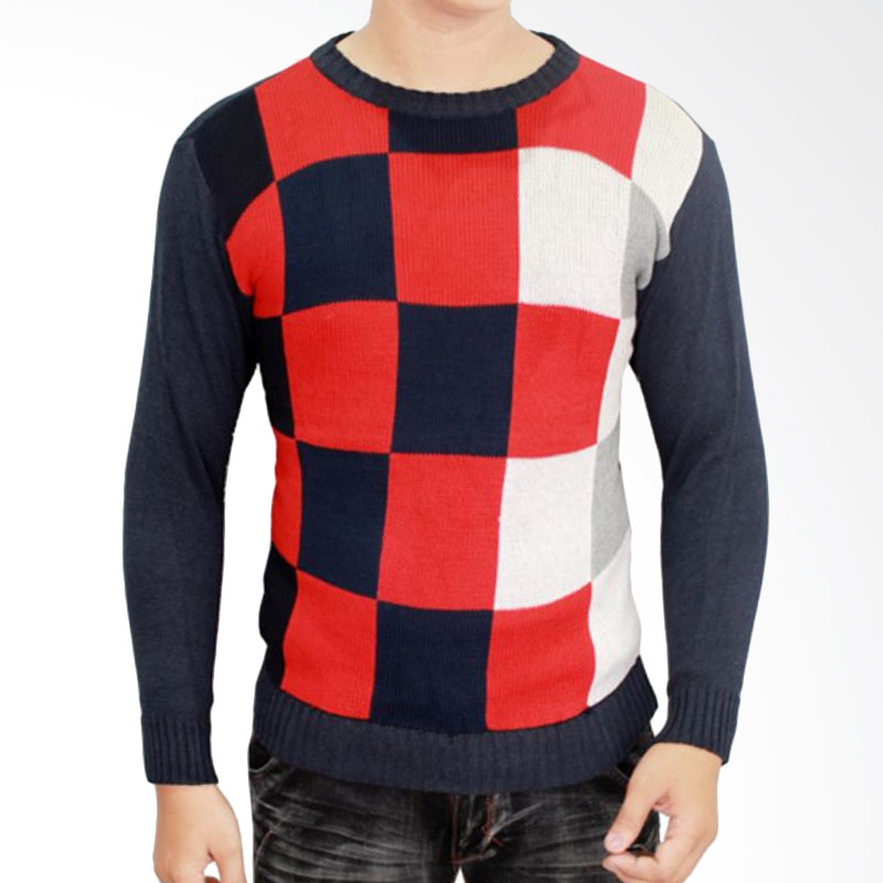 Gudang Fashion Rajut SWE 655 Sweater Pria - Multicolor