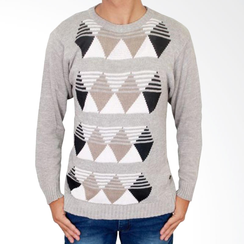 Gudang Fashion SWE 832 Rajut Sweater - Grey