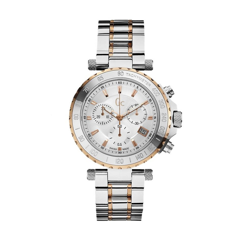 Guess Collection X58002G1S Jam Tangan Pria - Silver Gold