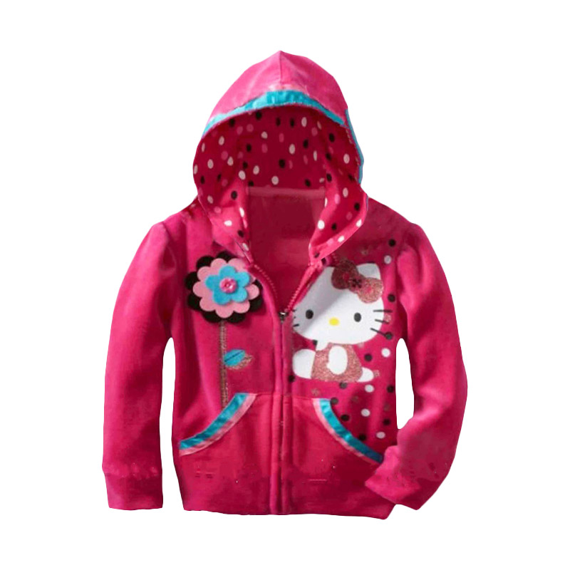 Jual H&M Hoodie Hello Kitty Jacket Anak Perempuan - Blue