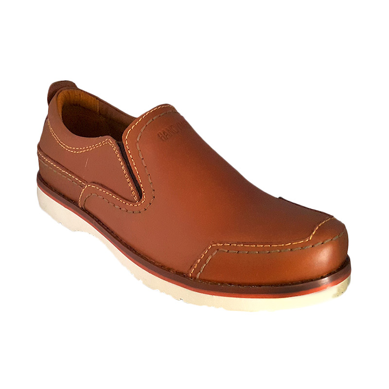 Handymen CHS 07 Formal Loafer Genuine Leather Sepatu Pria - Tan