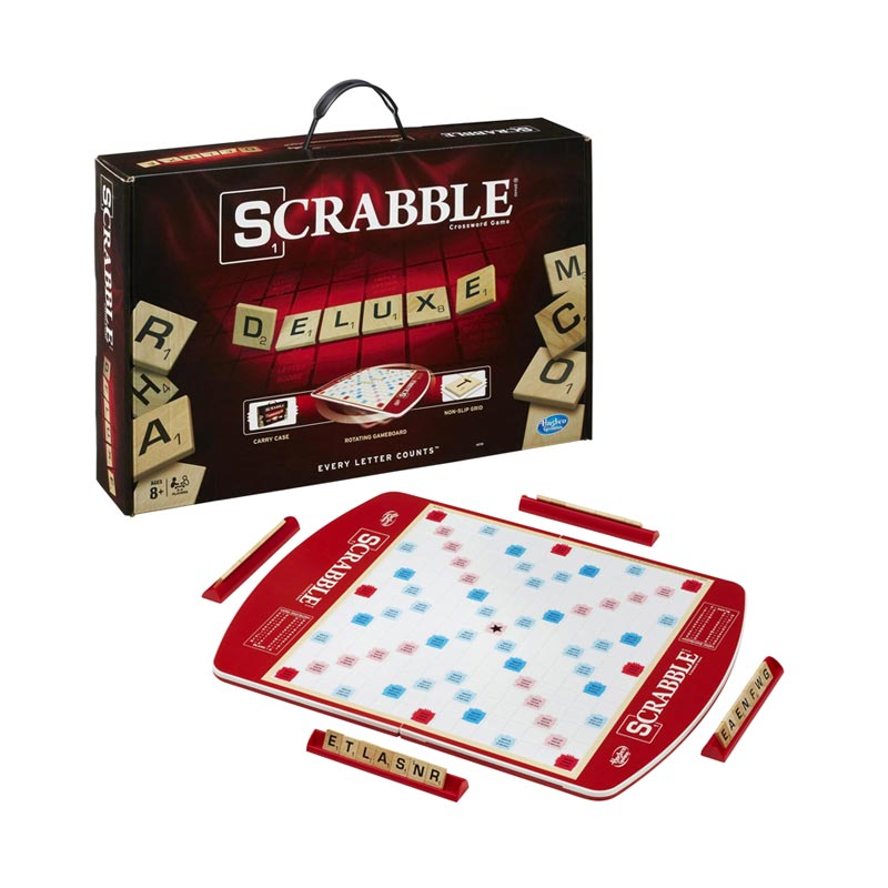 Jual Hasbro Scrabble Deluxe Crossword Mainan Anak Online
