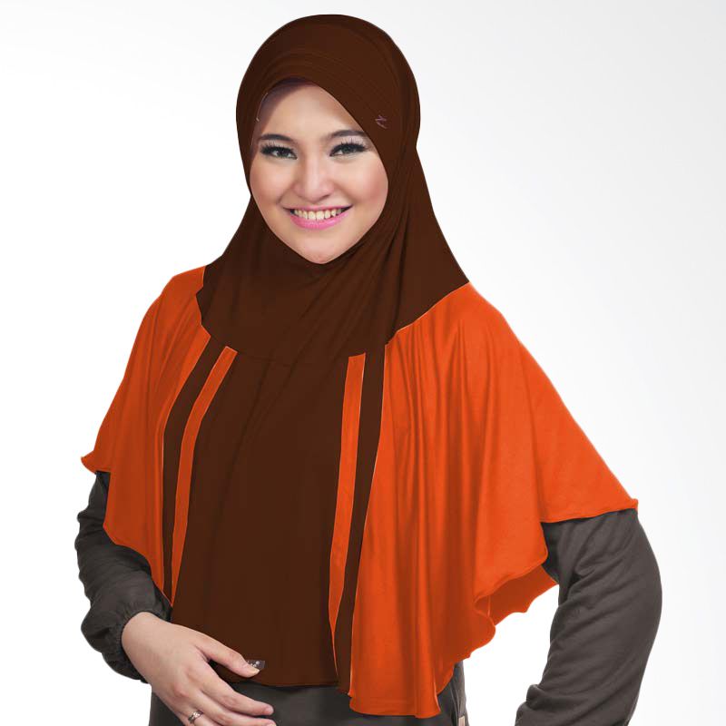 Hazna HJ 048 Jilbab Instant Cokelat Kopi