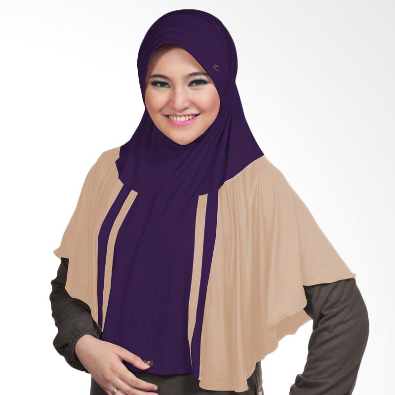 Hazna HJ 048 Jilbab Instant Ungu