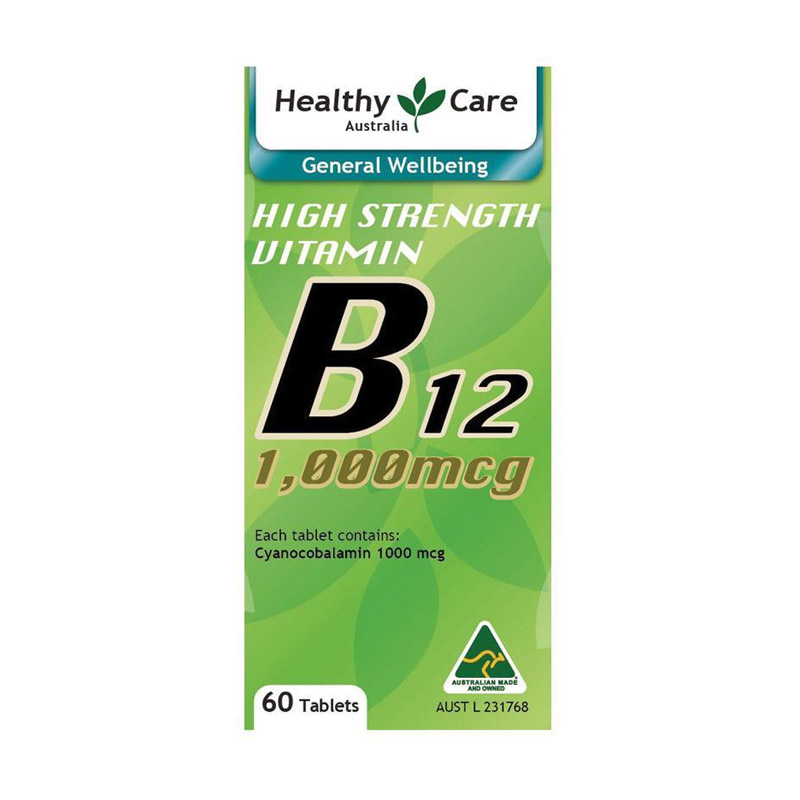 Jual Healthy Care High Strength Vitamin B12 1000mcg Multivitamin [60