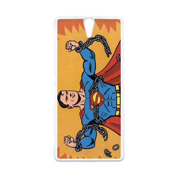 jual heavencase superman 05 putih hardcase casing for sony xperia c5 ultra jual heavencase superman 05 putih hardcase casing for sony xperia c5 ultra