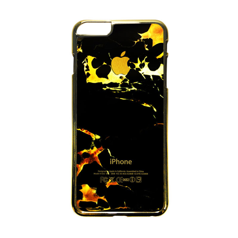 Jual HEAVENCASE Motif Apple Gold 05 Casing iPhone 6 Plus