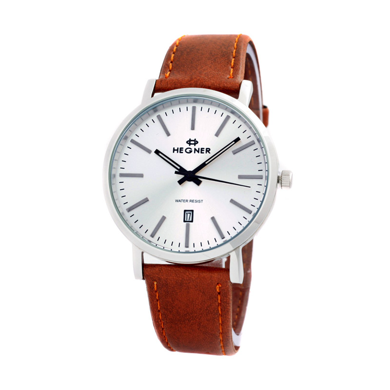 Hegner 389 Jam Tangan Pria Silver jual hegner putih 389 4g tali kulit coklat jam tangan pria Hegner 389 Jam Tangan Pria Silver jual hegner putih 389 4g tali kulit coklat jam tangan pria