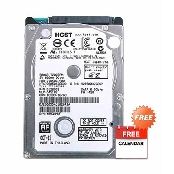 Jual Hgst Hitachi 500 GB 7200 Rpm Hard Disk Internal Inch]