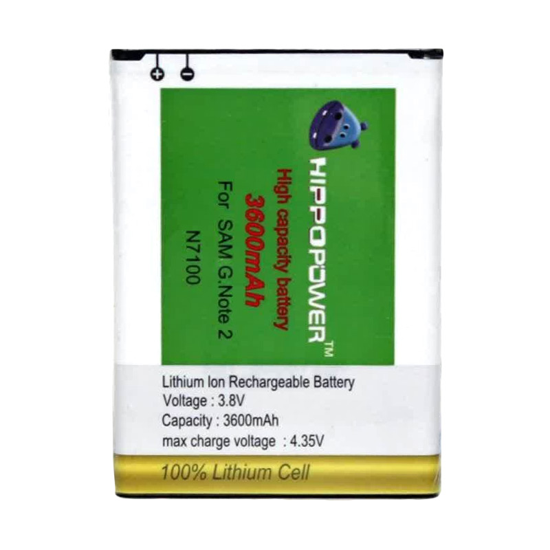 jual hippo baterai for samsung galaxy note 2 n7100 3600 jual hippo baterai for samsung galaxy note 2 n7100 3600