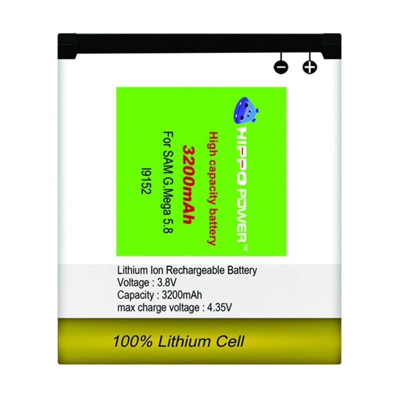 Jual Hippo Battery for Samsung Note 1 N7000 [3200 mAh