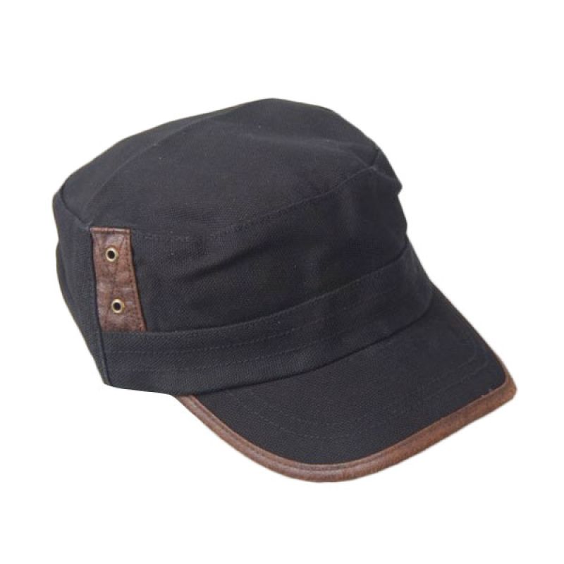 Jual New Chapter Military Fashion Hat - Black Online 