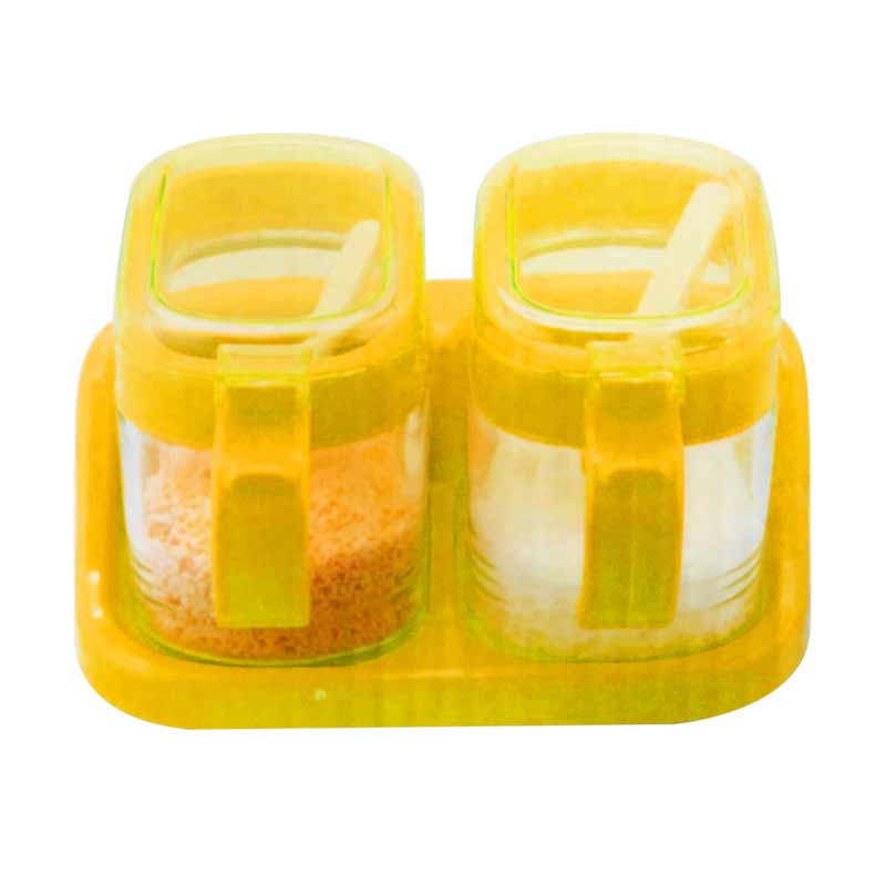 jual home klik tg2202 set tempat bumbu gelas segi dan rak orange 2 pcs 300 ml harga jual home klik tg2202 set tempat bumbu gelas segi dan rak orange 2 pcs 300 ml harga