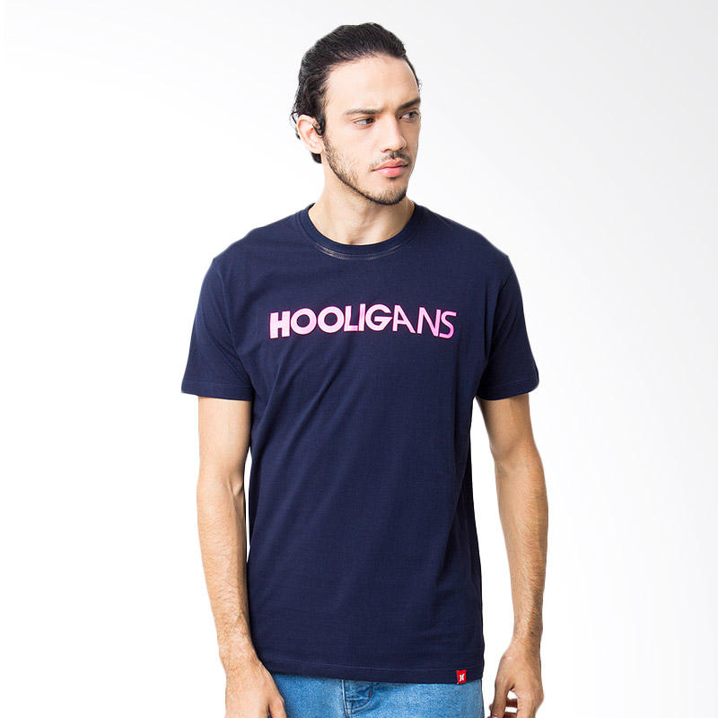Hooligans Hlgn Merc T-shirt - Navy Extra diskon 7% setiap hari Extra diskon 5% setiap hari