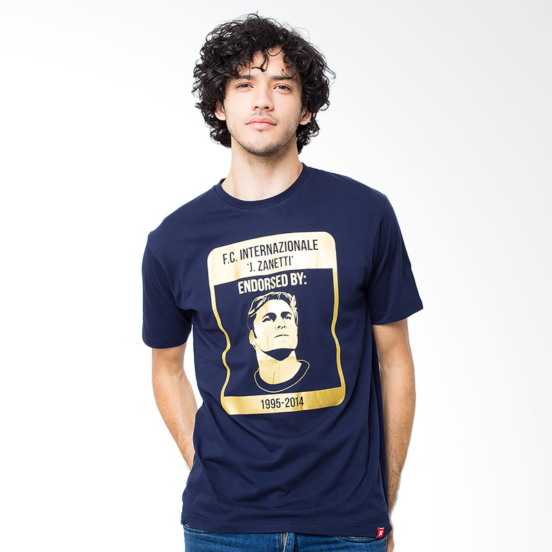 Hooligans Zanetti Endorsed T-shirt - Navy Extra diskon 7% setiap hari Extra diskon 5% setiap hari Citibank – lebih hemat 10%