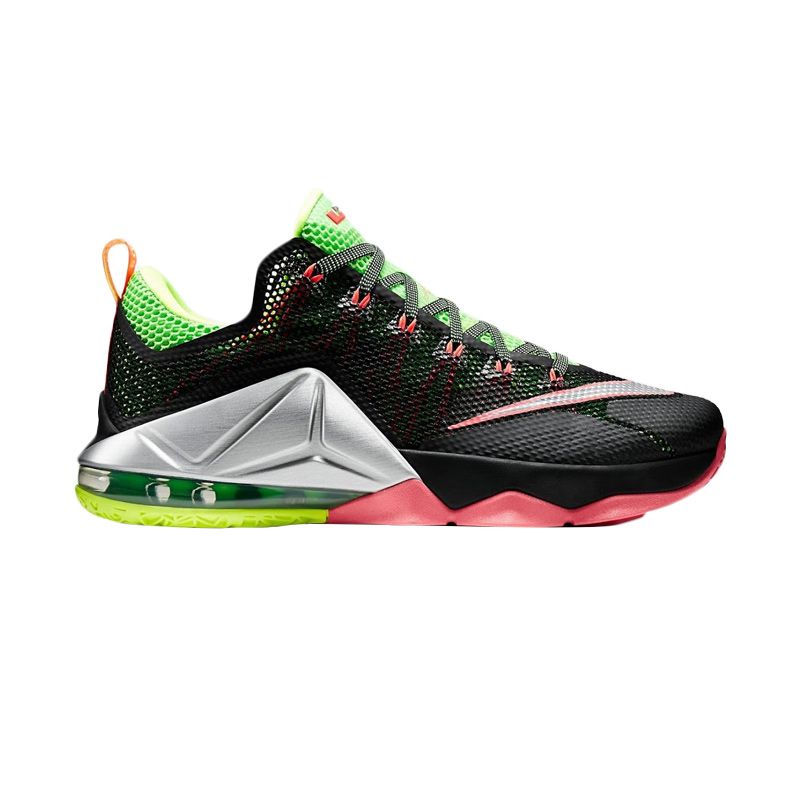 Jual NIKE Lebron 12 Low Hitam Hijau Sepatu Basket Online