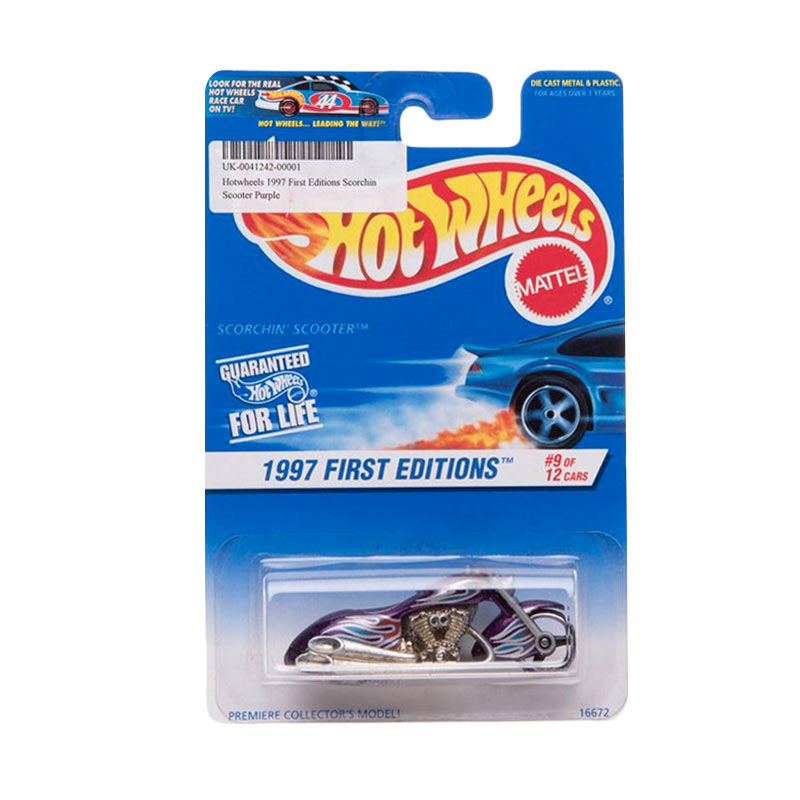 hot wheels 1997 first editions scorchin scooter