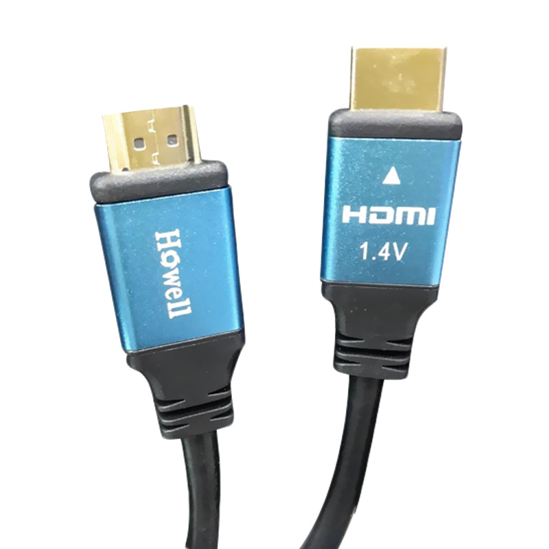 HDMI-Kabel V1.4 - 2 M, Schwarz, Vergoldete Stecker, Kompatibel Mit TV, Monitor, Konsole, Type D Zu Type A