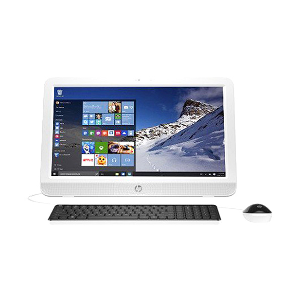 HP 20-e029D AIO PC Desktop PC - Putih [2 GB/Intel Celeron N3050/20 inch]