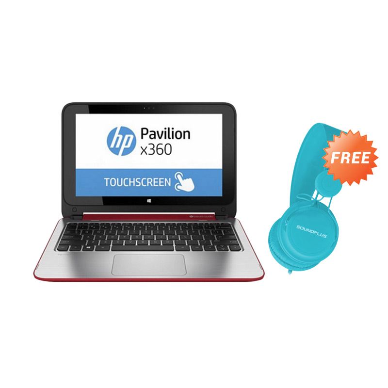 Jual HP Pavilion 11-k027TU X360 Merah Notebook [11.6 Inch