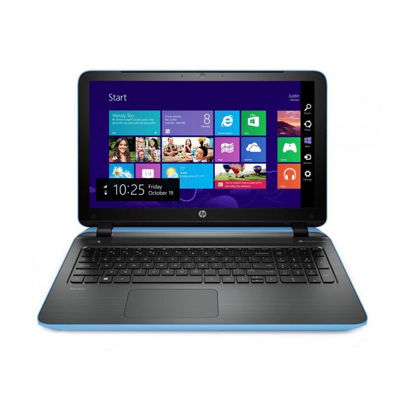 Jua   l HP Pavilion 15-P230AX Biru Notebook [AMD A10/4GB/1TB