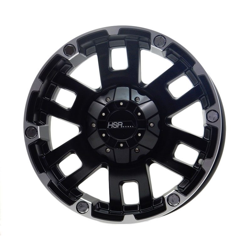 Jual HSR Wheel JT64 W644 Semi Matte Black Machine Face 