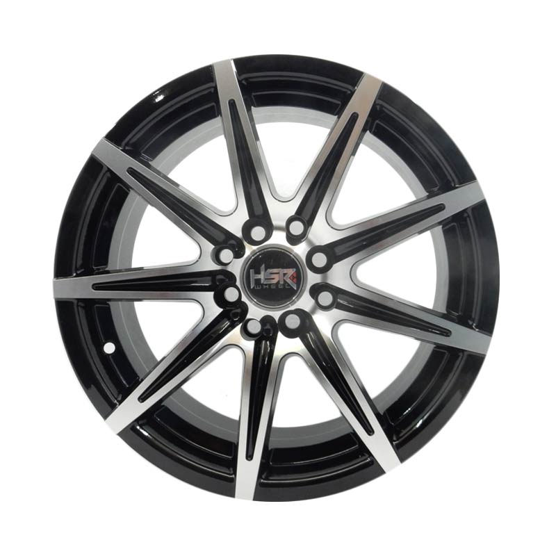 Jual HSR Wheel KCCX JD76 Black Machine Face Velg Mobil 