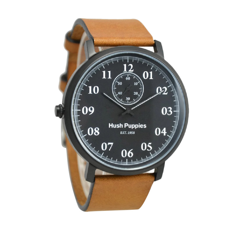 Hush Puppies 3854M-2502 Jam Tangan Pria - Brown Black