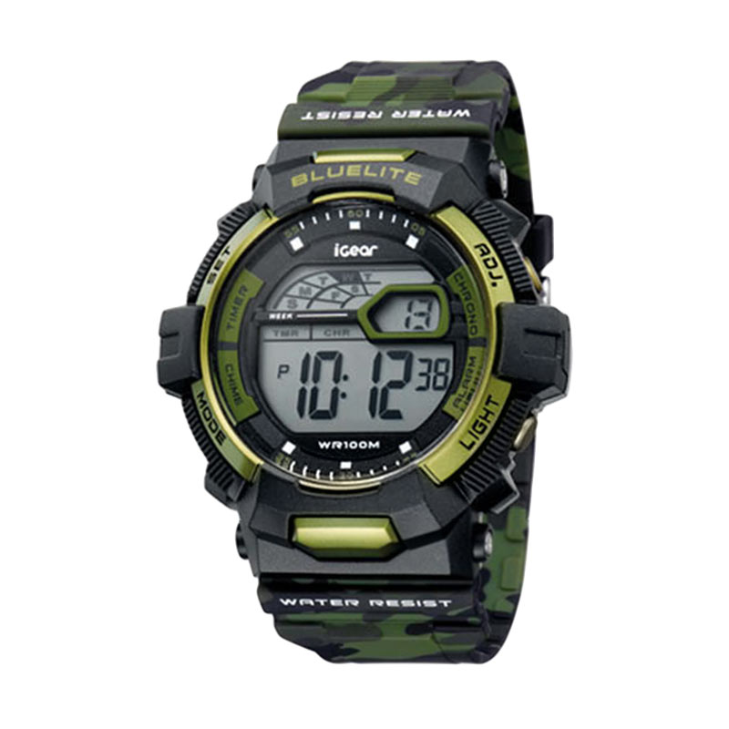 jual igear i04 1999 jam tangan pria green harga jual igear i04 1999 jam tangan pria green harga
