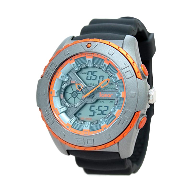 iGear I18-1948 Jam Tangan Pria - Black Silver