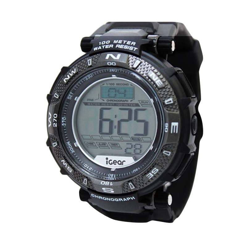 Jual iGear I31-1918 Black Grey Jam Tangan Pria Online 