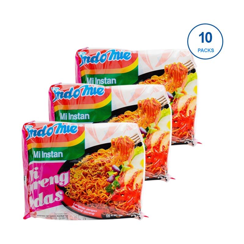 Jual Indomie  Mie  Goreng Pedas 79 G X 10 Pcs Terbaru Juli 