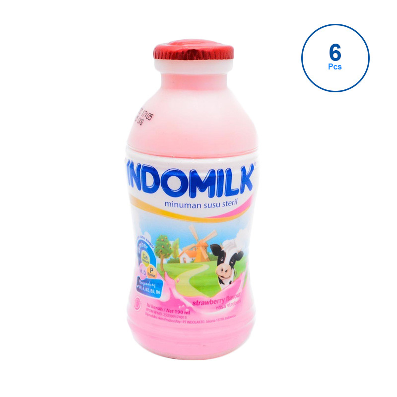 jual daily deals indomilk strawberry uht 190ml 6 jual daily deals indomilk strawberry uht 190ml 6