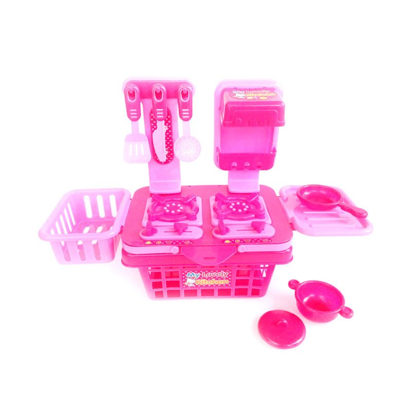 jual inini my lovely kitchen pink mainan anak jual inini my lovely kitchen pink mainan anak
