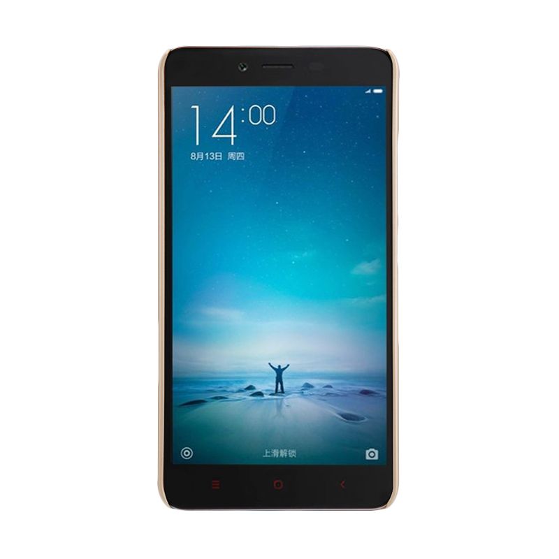 Jual Nillkin Frosted Shield Gold Casing fo   r Xiaomi Redmi